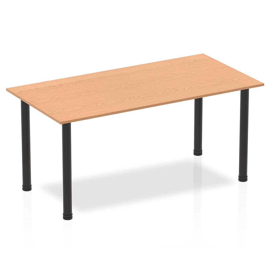 Impulse Straight Table With Post Leg
