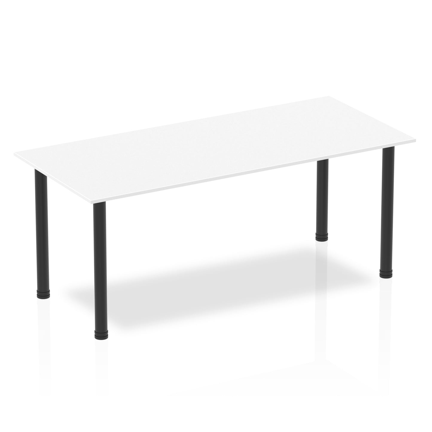 Impulse Straight Table With Post Leg