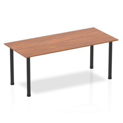 Impulse Straight Table With Post Leg