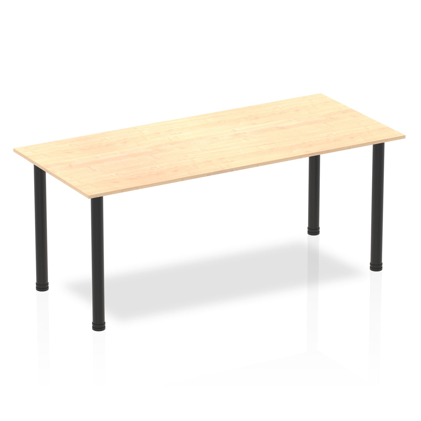 Impulse Straight Table With Post Leg
