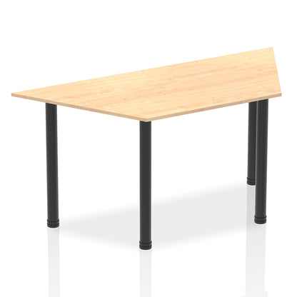 Impulse Trapezium Table With Post Leg