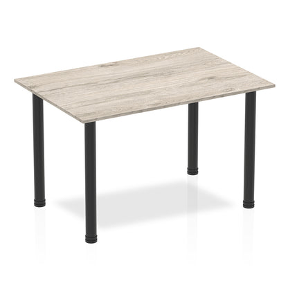 Impulse Straight Table With Post Leg