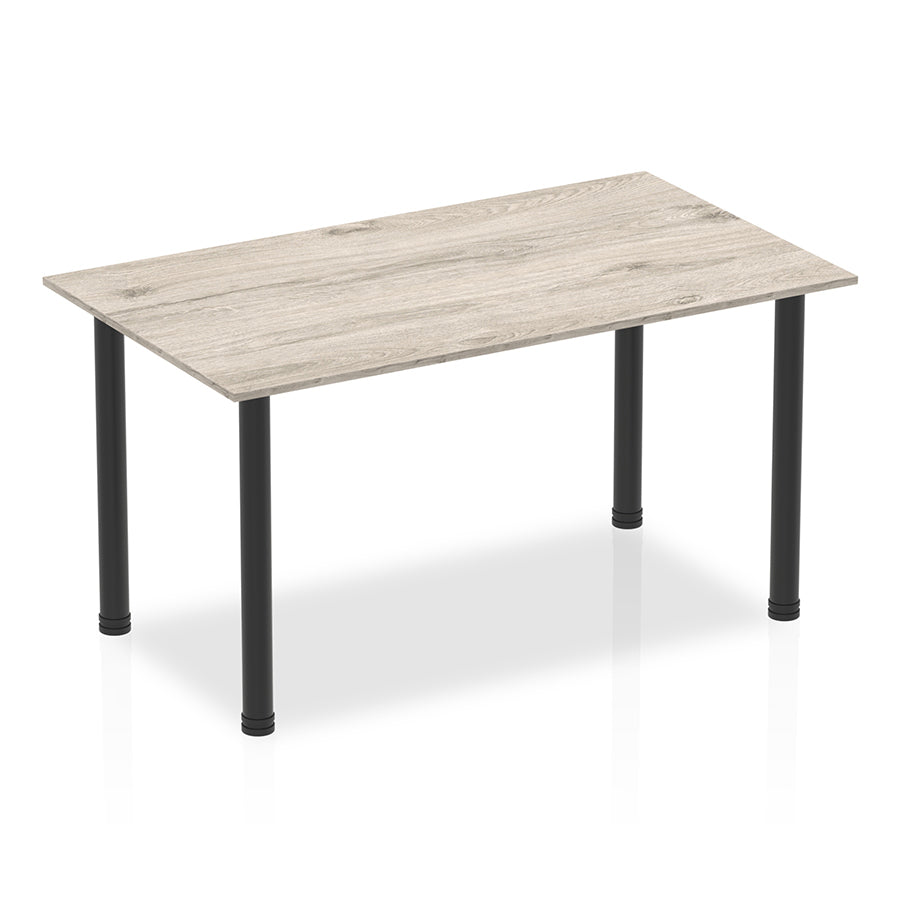 Impulse Straight Table With Post Leg