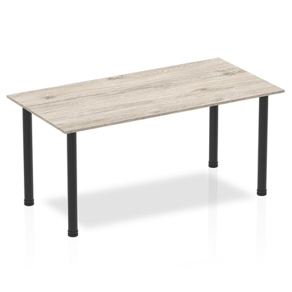 Impulse Straight Table With Post Leg