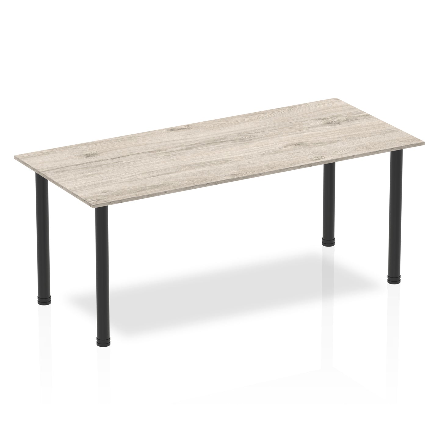 Impulse Straight Table With Post Leg