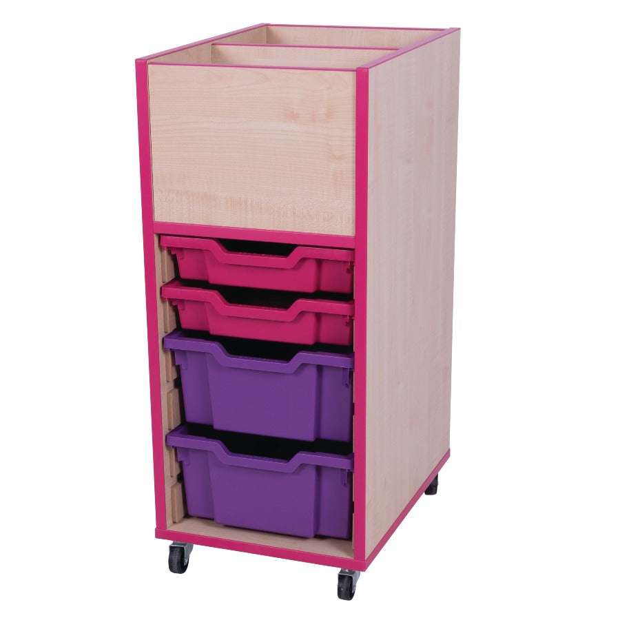 4 Gratnells Tray Kinder Library Unit