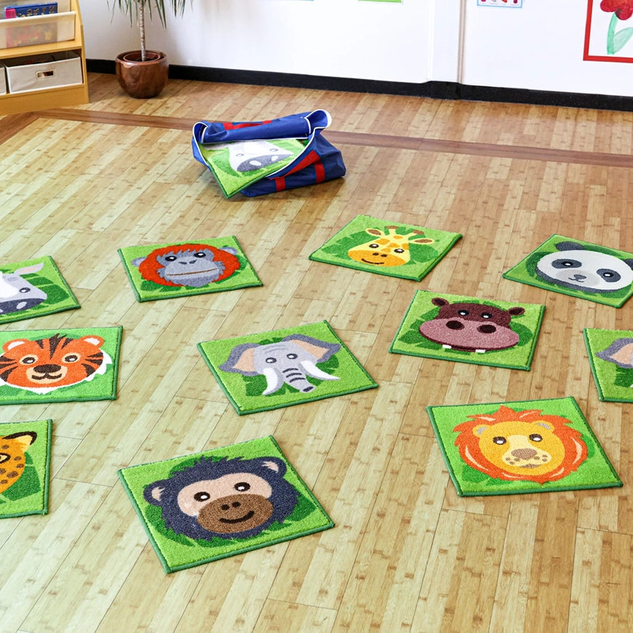 Animal Conservation Mini Mats - Pack of 15