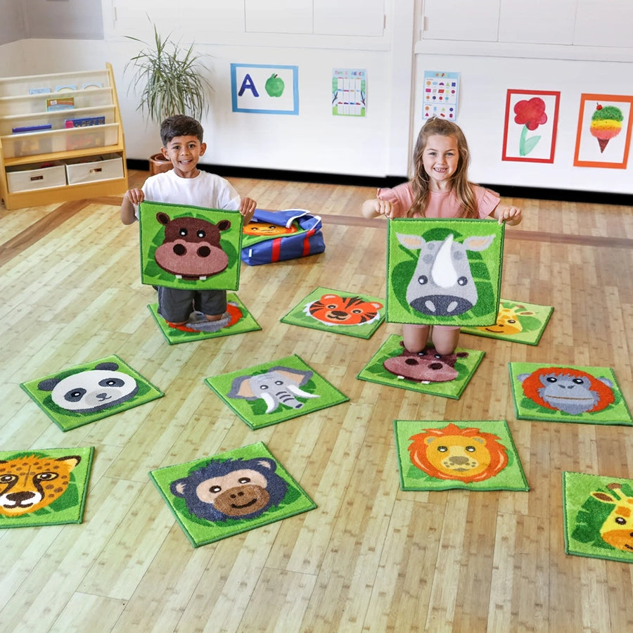 Animal Conservation Mini Mats - Pack of 15