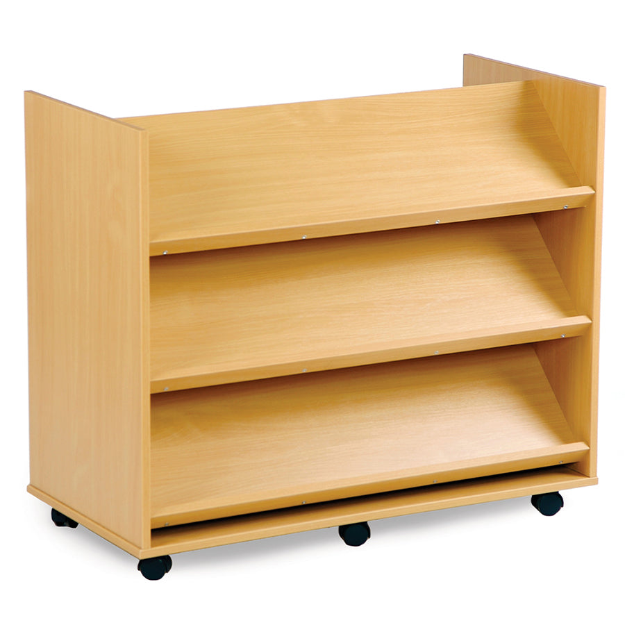Calypso Library Unit with 3 Angled Shelves