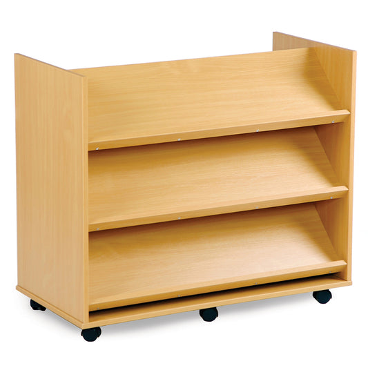 Calypso Library Unit with 3 Angled Shelves