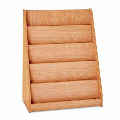 Library Book Unit with 5 Tiered Fixed Shelves
