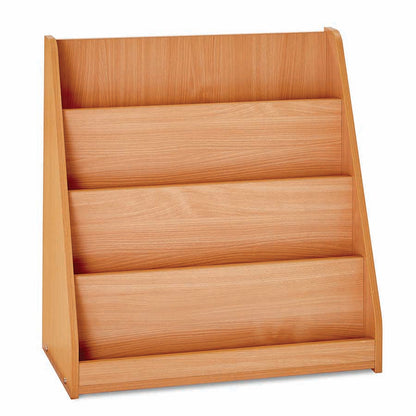Library Book Unit with 4 Tiered Fixed Shelves
