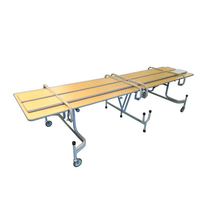 Rectangular BY65 Bench Mobile Folding Dining Unit 2450mm