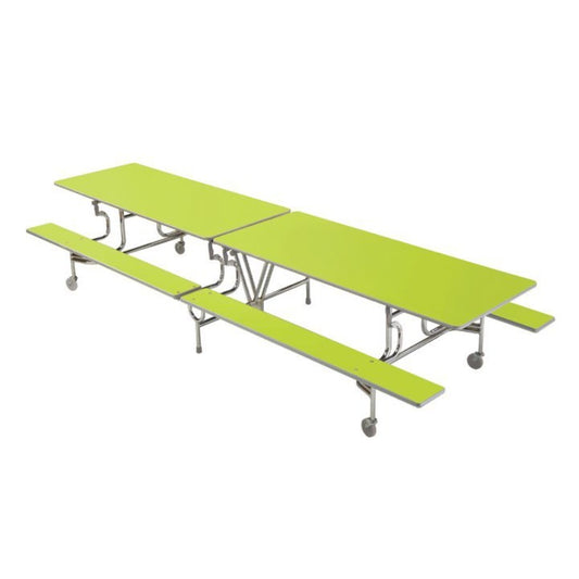 Mobile Folding Bench Dining Unit 6-8 Seater