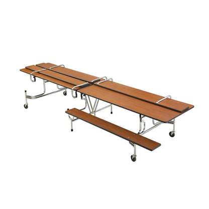 Rectangular BY65 Bench Mobile Folding Dining Unit 2450mm