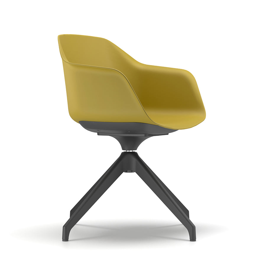 Milo Poly Four Star Base Swivel Chair