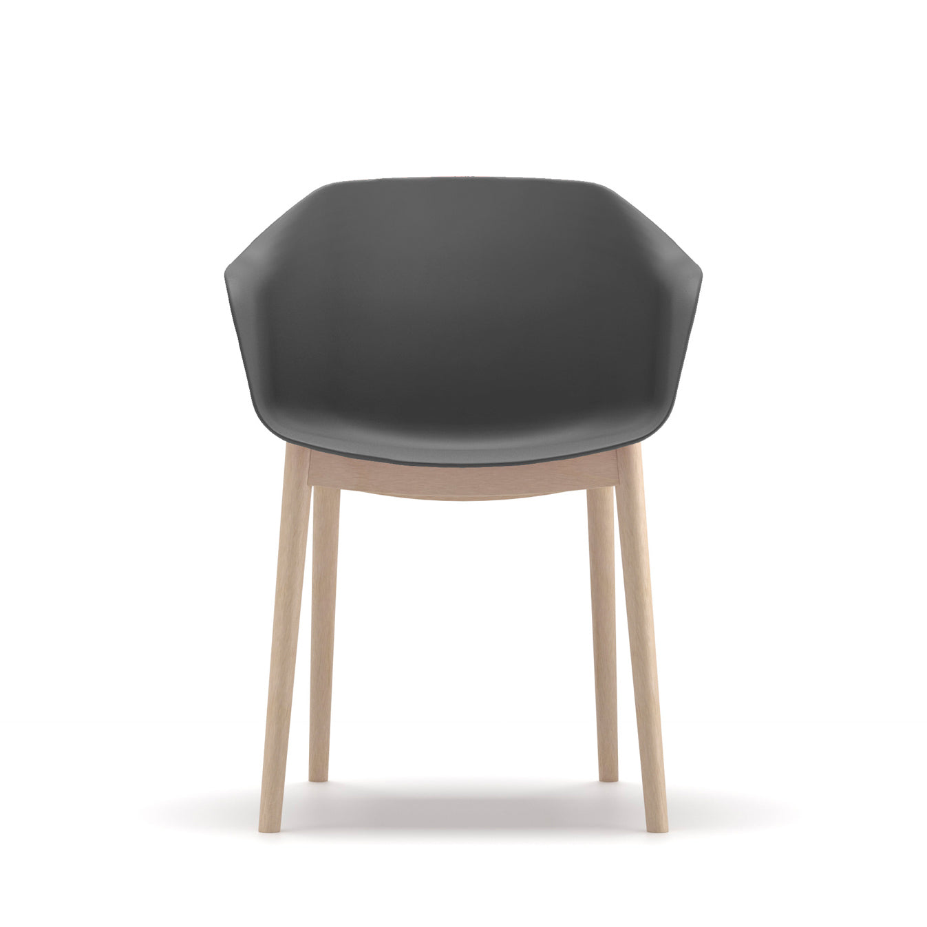 Milo Poly Wooden Four Leg Chair