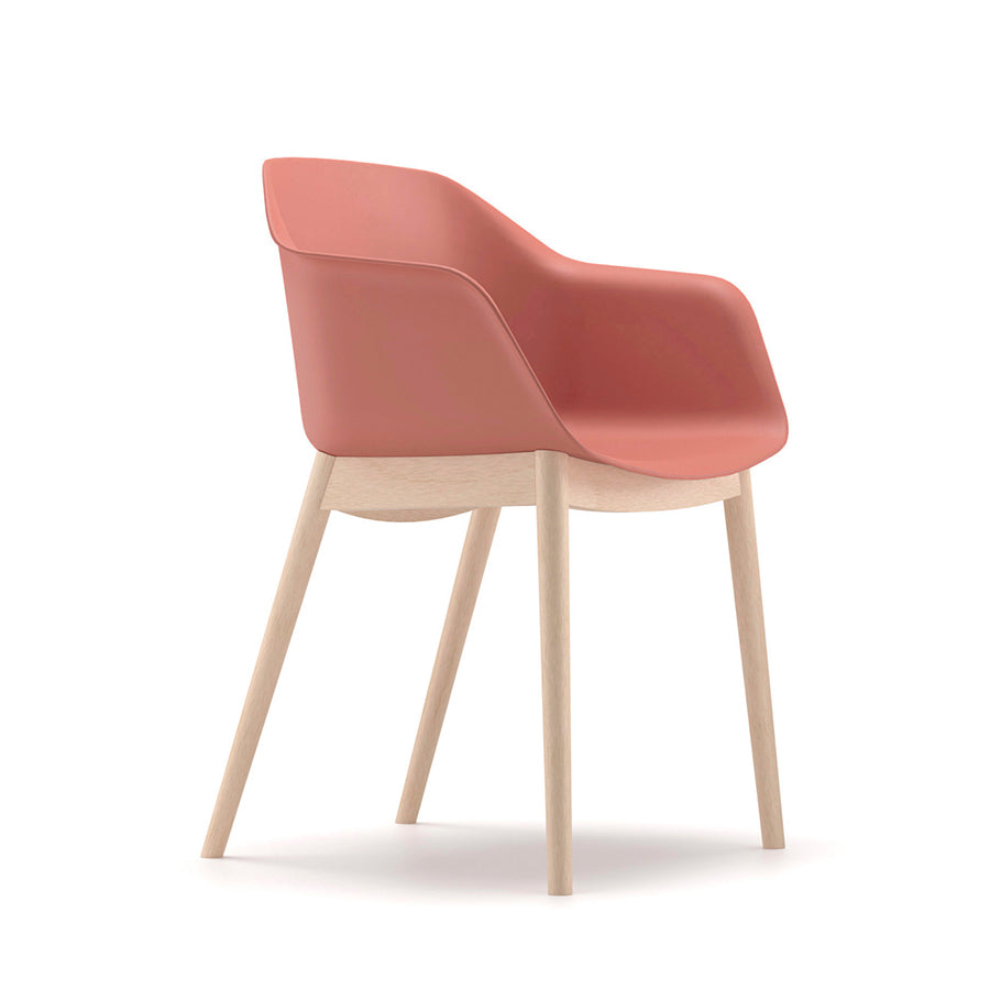 Milo Poly Wooden Four Leg Chair