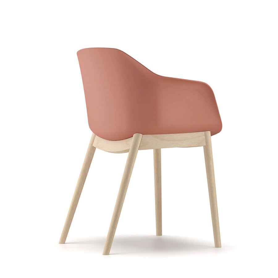 Milo Poly Wooden Four Leg Chair