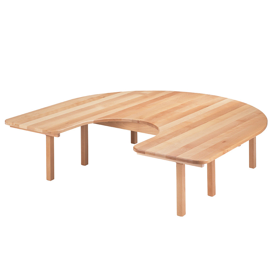 Beech Shaped Tables Horseshoe Early Years Furniture