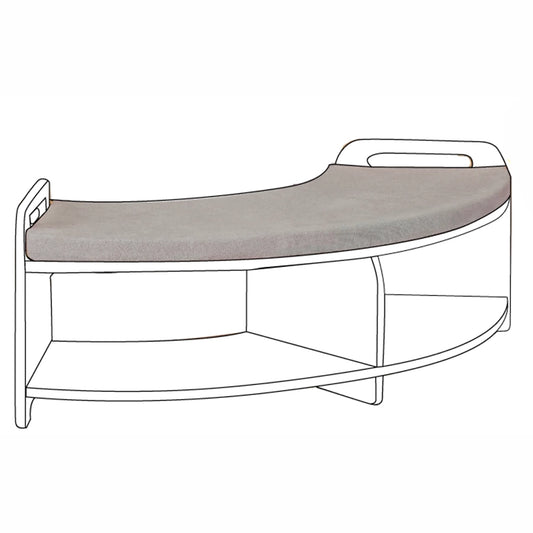 Bench Cushion - Low 90º Open Sweep Shelving Unit