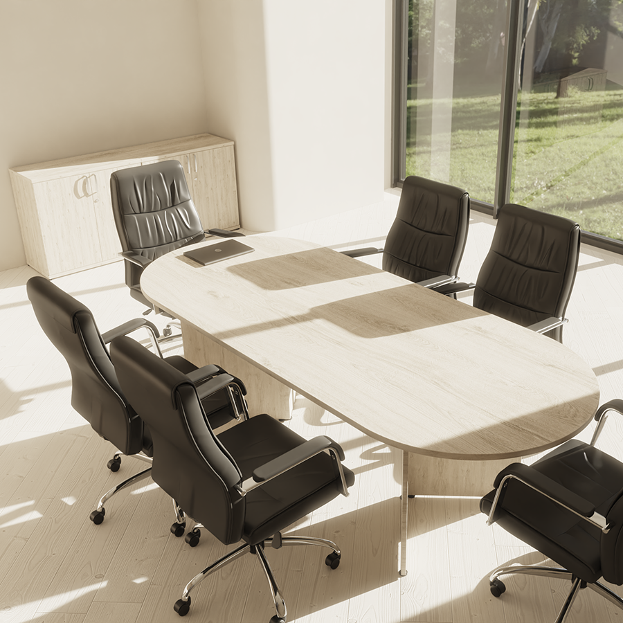 Impulse Arrowhead Leg Boardroom Table