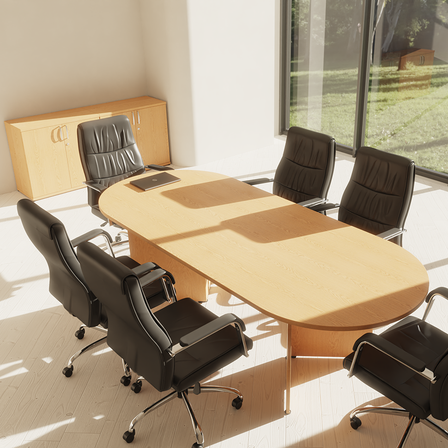 Impulse Arrowhead Leg Boardroom Table