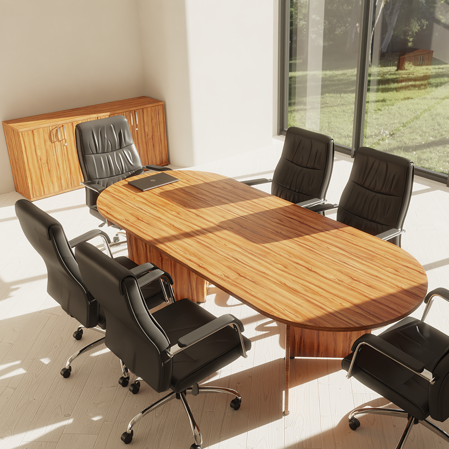 Impulse Arrowhead Leg Boardroom Table
