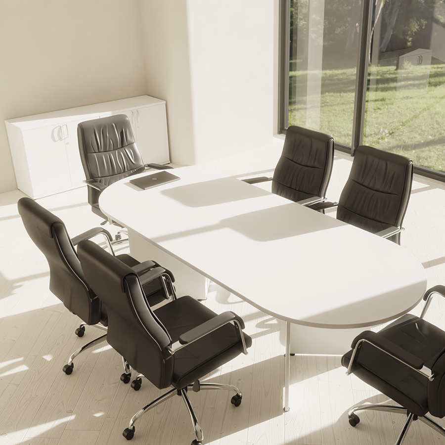 Impulse Arrowhead Leg Boardroom Table