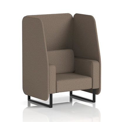 Brixworth Open Booth in Single Tone - 1 Seater