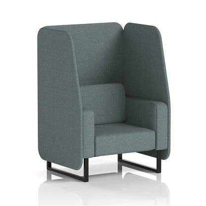 Brixworth Open Booth in Single Tone - 1 Seater