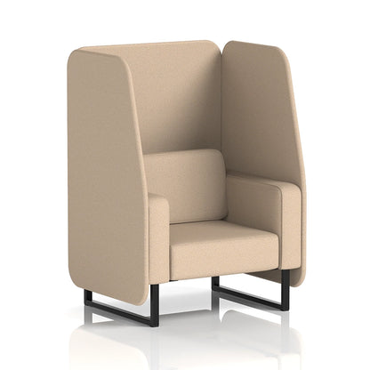 Brixworth Open Booth in Single Tone - 1 Seater