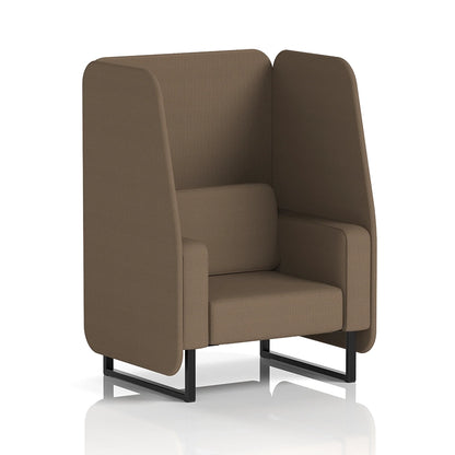 Brixworth Open Booth in Single Tone - 1 Seater