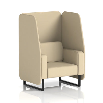 Brixworth Open Booth in Single Tone - 1 Seater