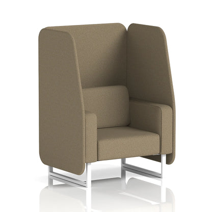 Brixworth Open Booth in Single Tone - 1 Seater