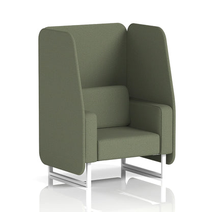 Brixworth Open Booth in Single Tone - 1 Seater