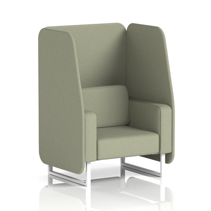 Brixworth Open Booth in Single Tone - 1 Seater