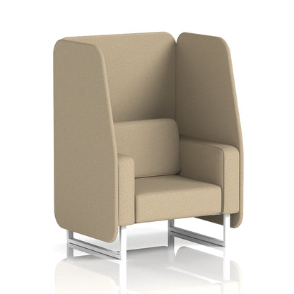 Brixworth Open Booth in Single Tone - 1 Seater