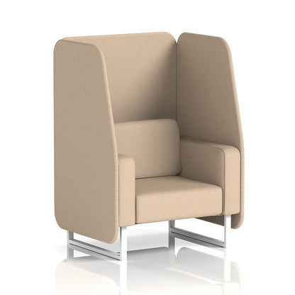 Brixworth Open Booth in Single Tone - 1 Seater