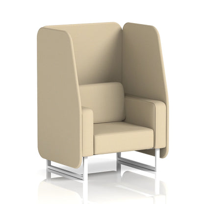 Brixworth Open Booth in Single Tone - 1 Seater