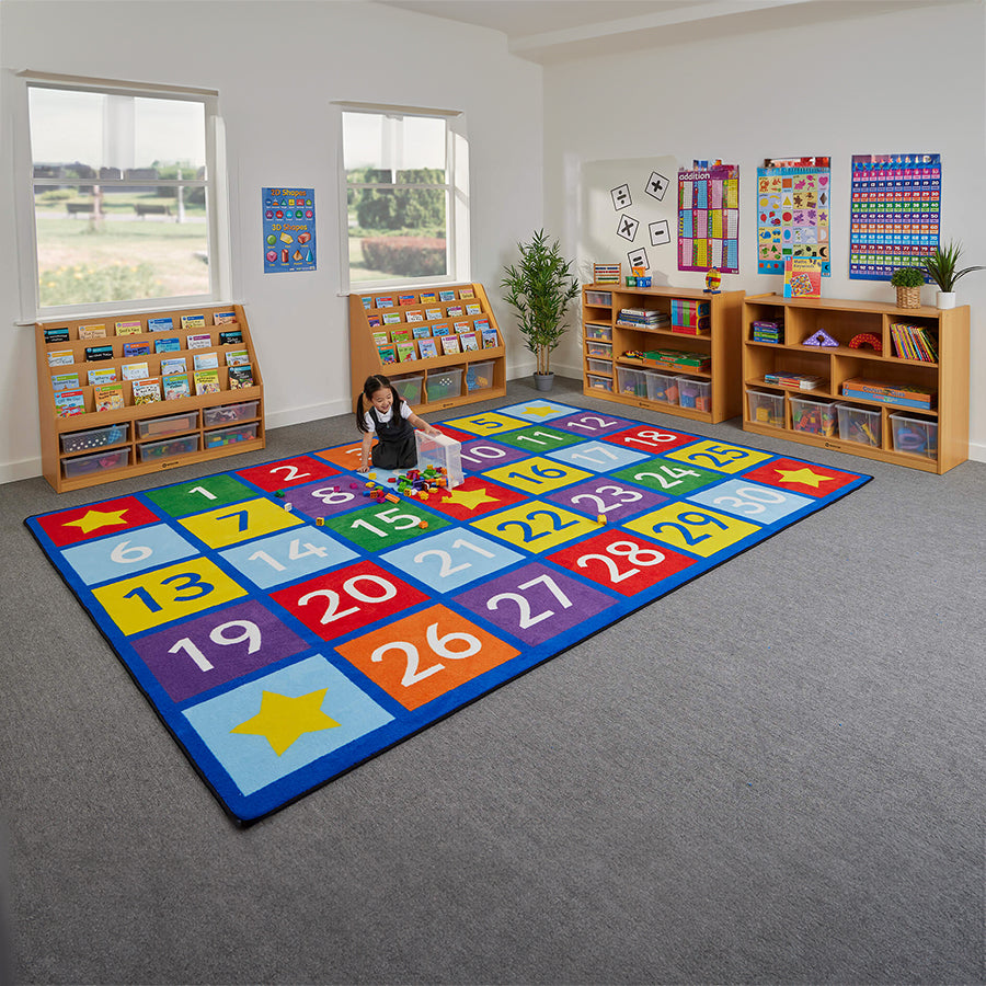Large Numbers Learning Rug