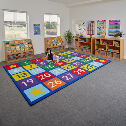 Large Numbers Learning Rug