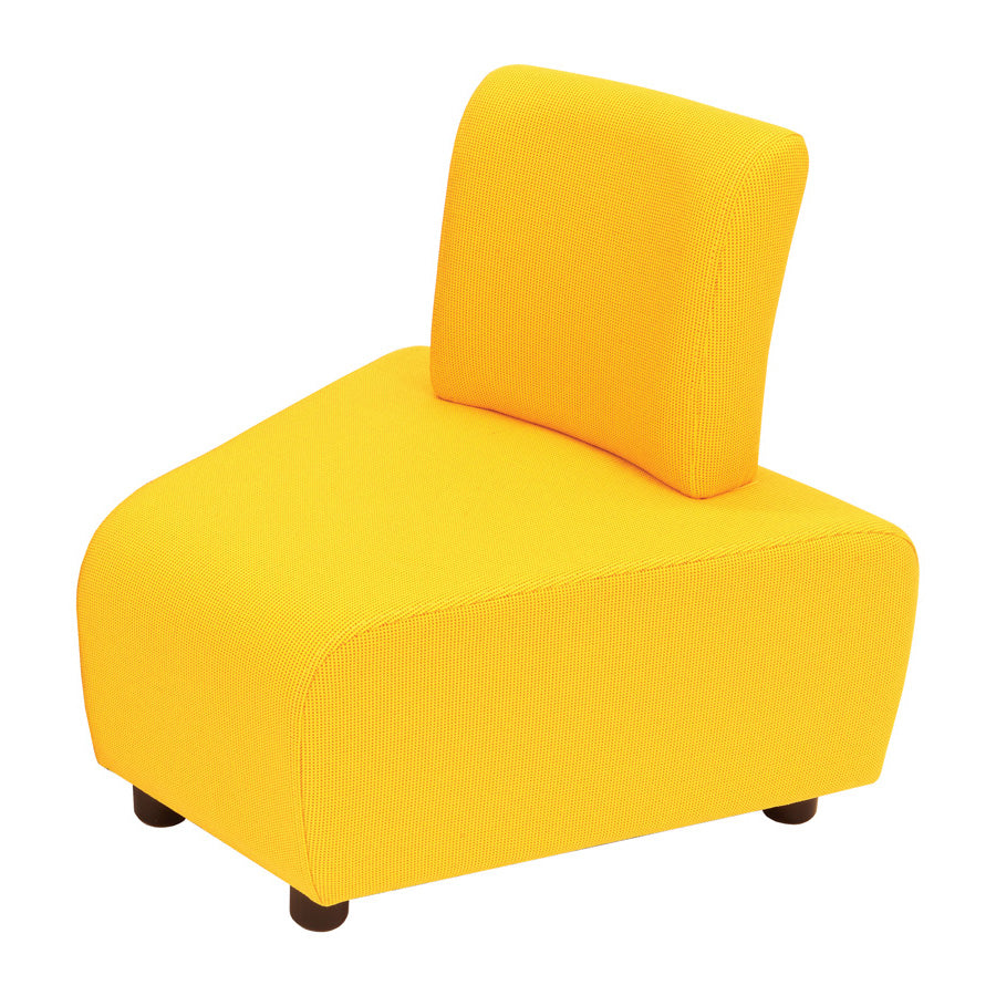 Zig Zag Primary Angled 30º Single Seat with Back for Kids