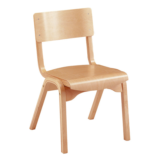 Cara Beech Stacking Chair Available from Stock