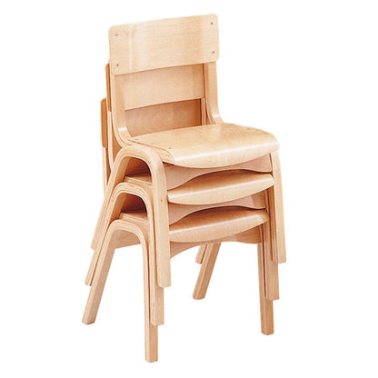 Cara Beech Stacking Chair Available from Stock