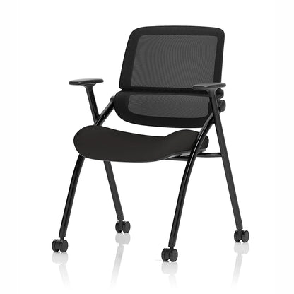Capra Mesh Back Folding Office Training Chair Black 9