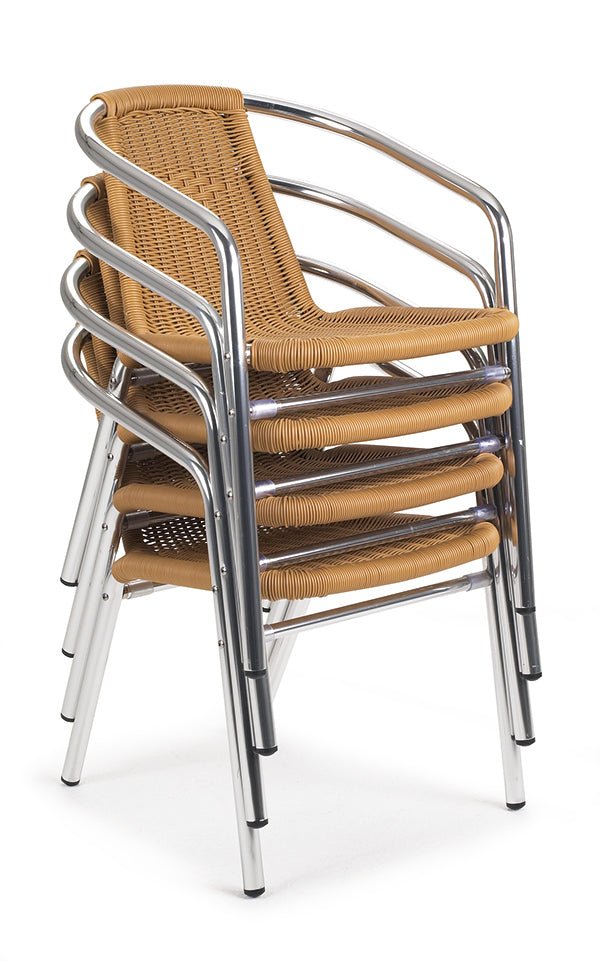 Casa Armchair Honey Outdoor Stacked Chairs CN40417
