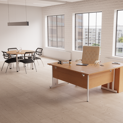 Impulse Round Table With Post Leg