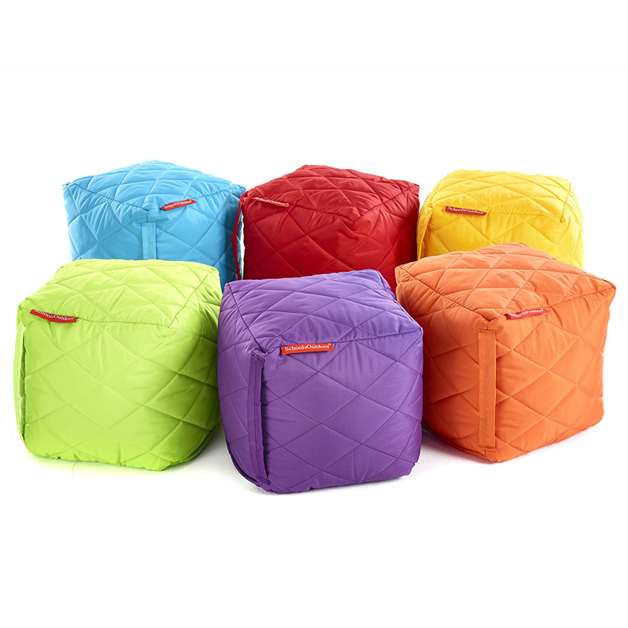 Churchfield Small Quilted Bean Cubes (Set Of 6) SQBCX6 MB31667 1