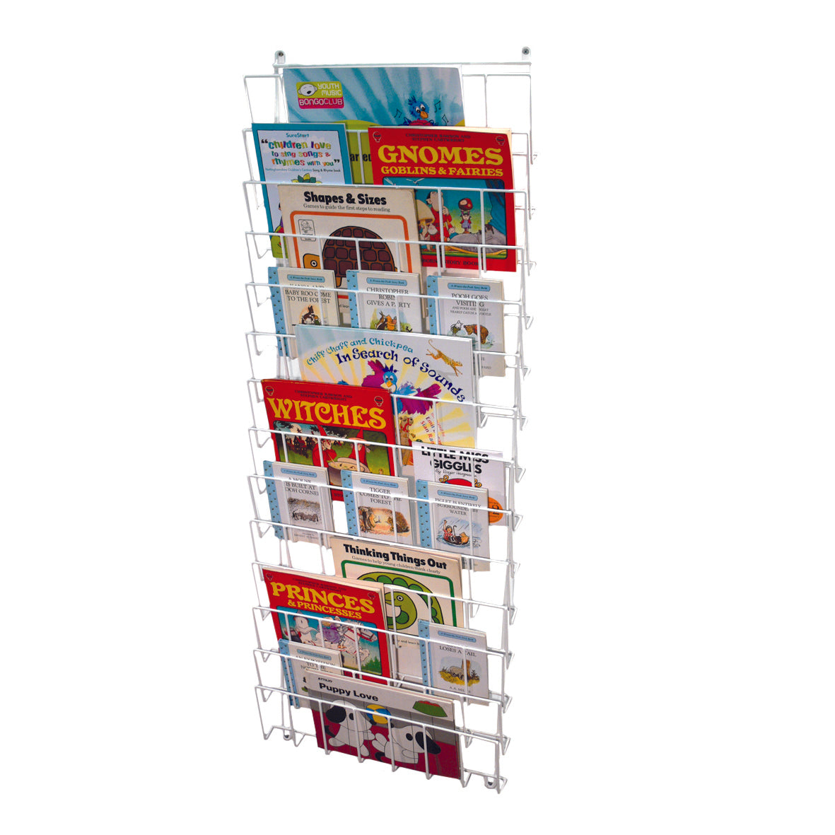 Cicada Vertical Wall Mounted Book Rack C1177 JR32442 1